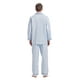 thumbnail image 4 of GLOBAL Conjuntos de Pijamas para Hombre, Ropa de Dormir de Franela 100% Algodón, Ropa de Dormir Superior E Inferior de Manga Larga, Rayas de Tejido Azul XL, 4 of 6