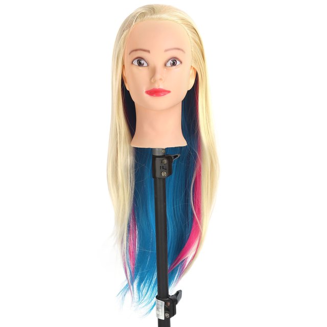 Training Mannequin Head,Training Hair Styling Smooth Training Mannequin Hair Training Head Future-Proof Design