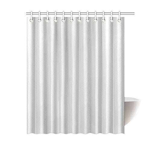 Mkhert Modern Minimalist Solid Grey, Solid Grey Fabric Shower Curtain