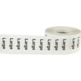 thumbnail image 2 of Clear Large Clothing Size Strip Stickers | 1.25 x 5" inches Wide | 125 Pack | InStockLabels.com, 2 of 6