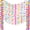 Rainbow, variant on 5 Pieces Colorful Dots Paper Garland Easter Decor Round Glitter Hanging Confetti Streamers Backdrop for Spring Birthday Classroom Halloween Trunk or Treat Car Decoration (Rainbow)