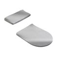 thumbnail image 3 of TISHITA Toilet Lid Seat Cover Set Bathroom Accessories Replacement Decoration Home Universal Protector Cover Stretch Toilet Lid Cover Gray, 3 of 8