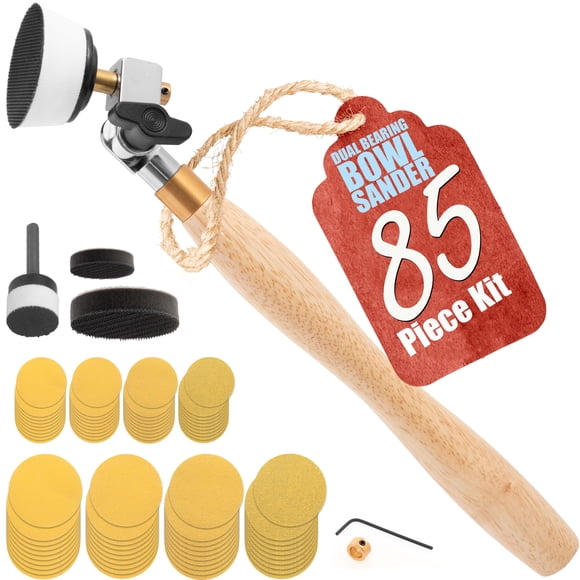 Lijadora de cuencos Peachtree Woodworking Supply con lijado de madera 85