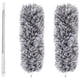 thumbnail image 1 of Plumero de microfibra para ventiladores de techo, tecnología de fibra dividida para una limpieza eficiente, diseño antirayaduras que protege las superficies, poste extensible de acero inoxidable, 1 of 5
