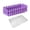 Purple, variant on Fence Flower Container Rectangular for Potted Plant Hollow Planter Box Courtyard Accessories Accessories