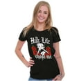 thumbnail image 3 of Betty Boop Hug Life Chose Me Roses Women's T Shirt Ladies Tee Brisco Brands S, 3 of 5