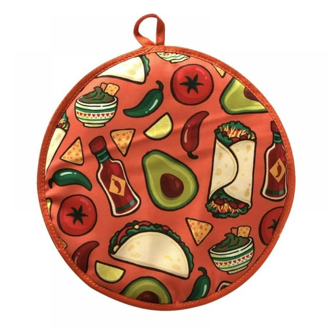 Food Insulation Bag Portable Cute Pattern Microwave Oven Restaurant Food Pancake Cloth Bag Printed Tortilla Insulation Bag