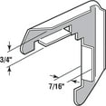 thumbnail image 2 of Screen Frame Corners for 1/2 in. Lip Frame , Stamped Aluminum (100-pack), 2 of 2