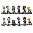 thumbnail image 1 of Q Posket-figuras de Demon Slayer, 9 unidades, 10 unidades, 14 unidades, Kimetsu No Yaiba, pequeñas muñecas de PVC, decoración de escritorio, venta al por mayor, 1 of 4