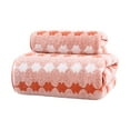 thumbnail image 2 of Accesorios de baño Toalla de terciopelo con estampado de bastón de caramelo oscuro y claro Juego de toallas de baño Toallas de baño de algodón absorbentes para cabello seco, 2 of 6