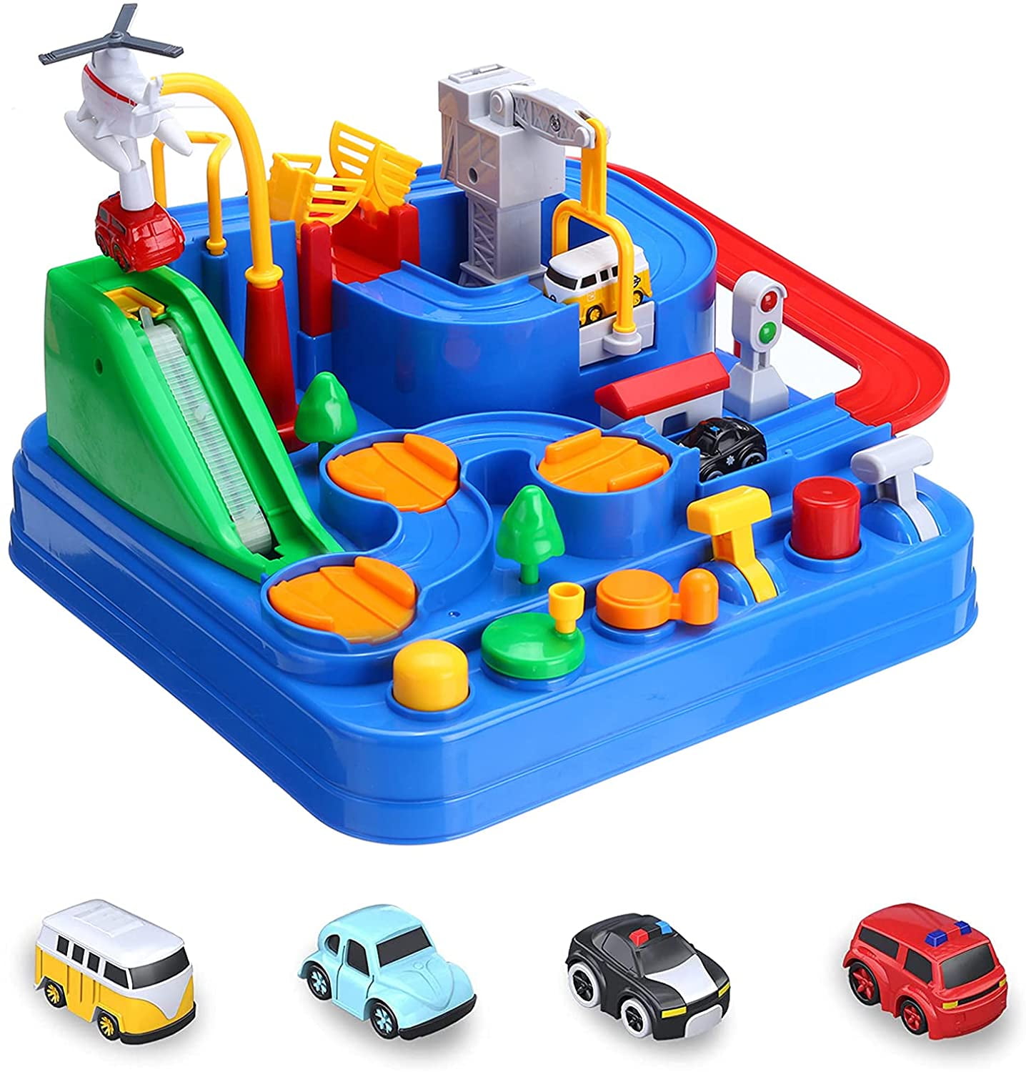 Car Ramp Toy for Boys UNIH Kids Toy Car Garage Toy Car Garage for Toddlers 4 Level Parking Lot Toys with Ramp Elevator and 6 Car Toy Set Car Ramp Toy for Boys UNIH Kids Toy Car Garage Toy Car Garage for Toddlers 4 Level Parking Lot Toys with Ramp Elevator and 6 Car Toy Set