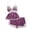 Purple, variant on Women's Love Smile Heart Print Pajama Set Lace Cami Top and Matching Shorts 2 Piece Spaghetti Strap Sleepwear Lounge Set