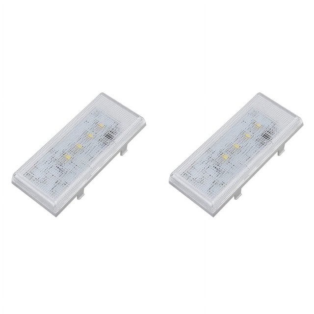 2 luces LED nuevas mejoradas W10515058 compatibles con //, refrigerador y congelador