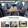 thumbnail image 3 of XYZCANDO Ghost Daisy Camper Cushion Covers Wear-Resistan RV Dinette Cushion Covers, Stretch Easy to Install RV Booth Seat Covers, 3 of 8