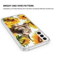 thumbnail image 2 of Highland Cow Sunflower Clear Case for Samsung Galaxy S23,Aesthetic Art Design Case for Men Women,Unique Trendy Transparent TPU Bumper Case Cover, 2 of 5
