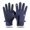 Blue, variant on Luxalzxs Winter Mens Cycling Gloves Zipper Touchscreen Windproof Warm Gloves Waterproof Mountaineering Ski Gloves