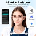 thumbnail image 2 of Gafas inteligentes con IA loangyunfone Bluetooth con cancelación de ruido, 2 of 8