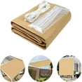 LOVE STORY Sun Shade Cloth 6'x10' for Patio, Porch, Deck, Garden, 95