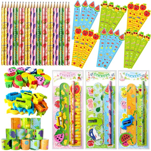 Paquetes de Regalo de Papelería para Fiesta de Cumpleaños Thesixowls - Set de 28