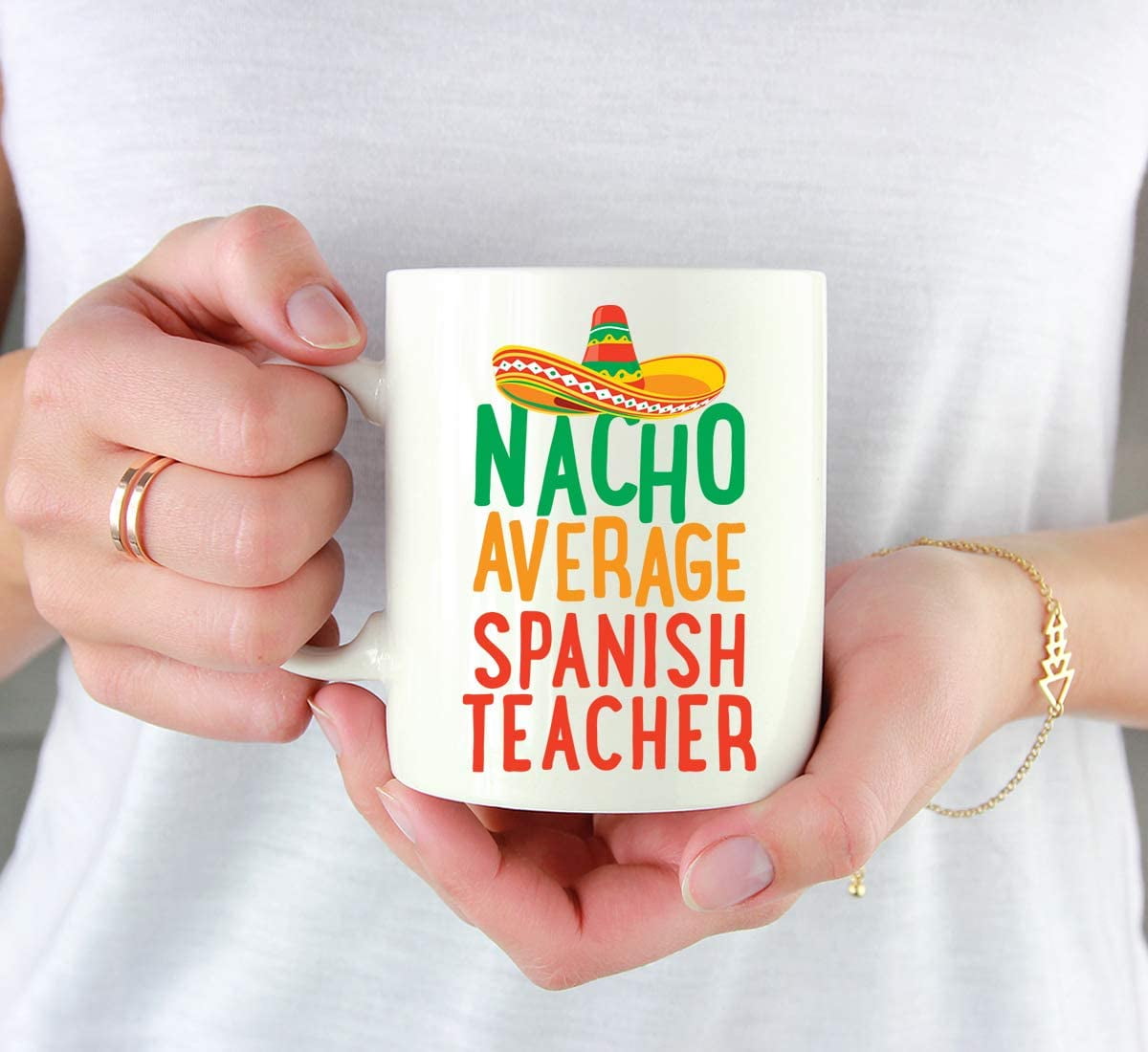 Nacho Average Brother-in-Law Vintage Hat Family Relationship Minimalist  Coffee Tea Cup Spanish Themed Birthday Presents Porcelain Mugs for Home  Kitchen Bar Club Coffee Shop Office 