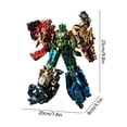 thumbnail image 3 of EQWLJWE Car Toys,Children's Five in One Transformed Dinosaur Assembly Model Joint Robot Splicing Set Toy, 3 of 6