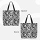 thumbnail image 2 of Fotbe Yin Yang With Black And White Bolsa Tote con Estampado para Mujer, Bolsos con Cremallera, Bolsa de Hombro Casual de Gran Capacidad con Bolsillos Internos, 2 of 7