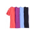 thumbnail image 3 of Catherines Women's Plus Size Suprema Crisscross Elbow Sleeve Tee, 3 of 3