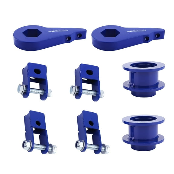 maXpeedingrods 3" Front & 2" Rear Lift Leveling Kit for 2000-2006 Chevy Avalanche Tahoe Suburban Yukon Escalade 6-Lug Truck, with Front Rear Shock Extenders