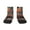 1 Black, variant on Flower Crown Cat Pattern Quarter Crew Socks,Toe Seamed Ankle Socks,Cotton Cushioned Breathable Athletic Crew Sports Socks