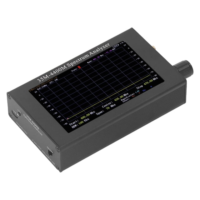 Analyseur de Fréquence, Analyseur de Fréquence RF en Acier Allié Portable avec Interface SMA 50ohm pour Analyse de Domaine