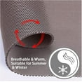 thumbnail image 2 of 10L0L Golf Cart Front Back Seat Cover Set for EZGO TXT RXV & Club Car DS 4 Passenger,Golf Cart Accessories, Gray+Beige, 2 of 8
