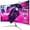 White, variant on Gawfolk 32 Inch 4K UHD 1500R Curved Computer Monitor, 60Hz 100% sRGB Eye Care Screen for Home Office