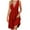 Red, variant on Up to 65% off!Summer Fashion Dresses for Women 2024 Plus Size Short Sleeve V-Neck Solid Color Pocket Makings Dress