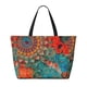 thumbnail image 2 of Fotbe Mandala Colorful Bolsa de Viaje para Playa - Resistente al Agua, Bolsa Tote de Gran Capacidad y Ligera con 7 Bolsillos para Mujeres y Hombres, 2 of 7