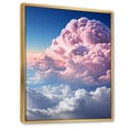 thumbnail image 2 of Designart "Celestial Beauty Muted Pink and Blue Sky I" Landscape & Nature Floater Framed Canvas Print, 2 of 7