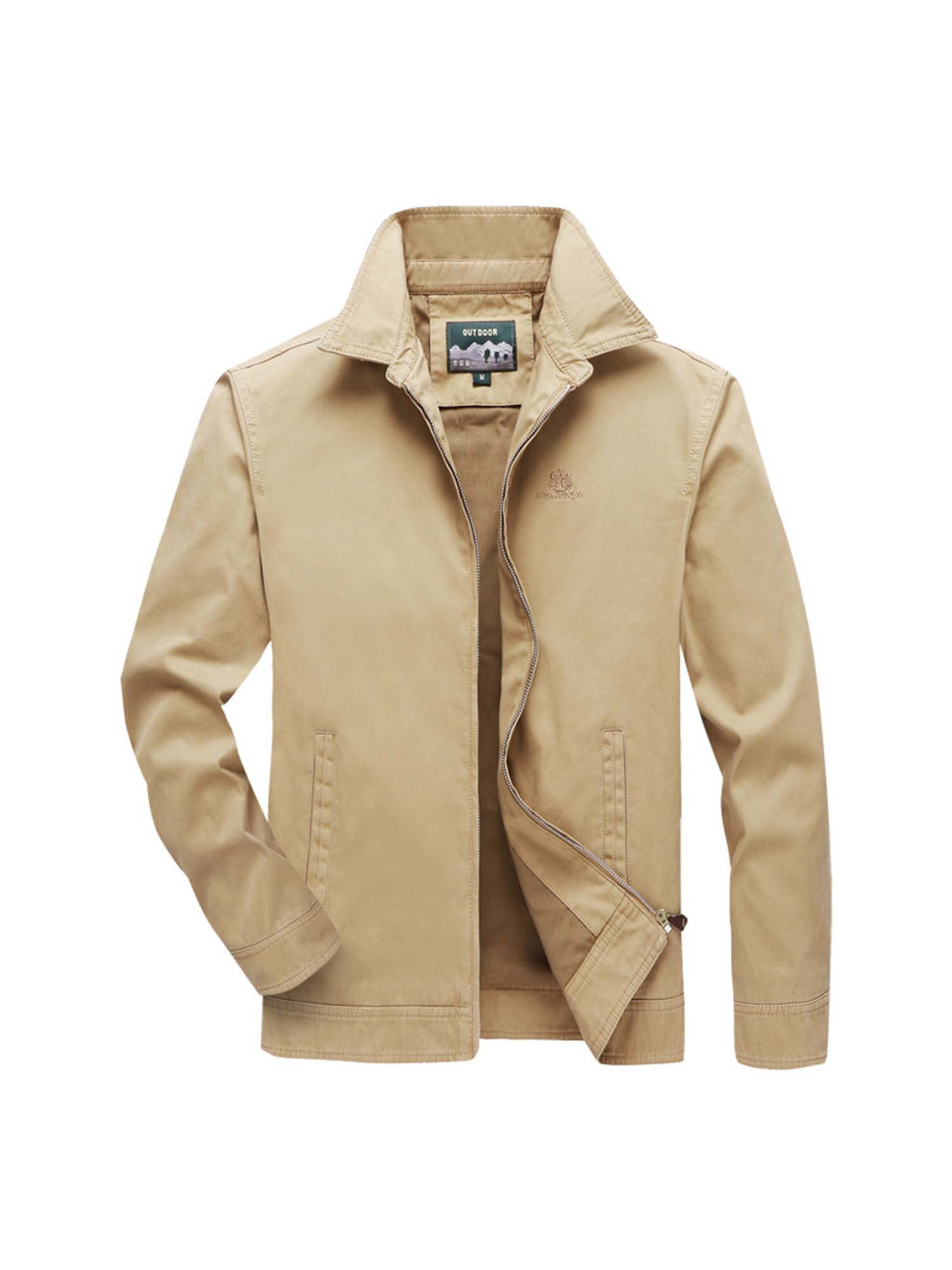 YUNY Mens Hoode Pocket Winter Warm Loose-Fit Overcoat Outerwear Grey 3XL