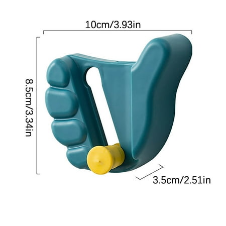

Hangers Clearance Palm Mop Rack Card Seat No Constant Hook Strong Punch-Free Mop Clip Bathroom Wall Mount