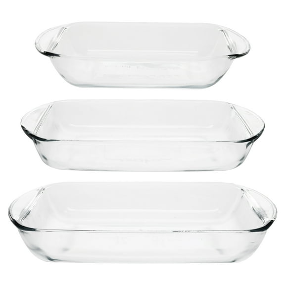 Anchor Hocking Glass Baking Dish Value Pack, 3 Piece