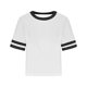 thumbnail image 2 of Camisetas Sobredimensionadas para Mujeres Gota Hombro Cuello Redondo Cultivo Top de Entrenamiento, Blusa de Verano Casual para Diario Y Fitness, 2 of 4