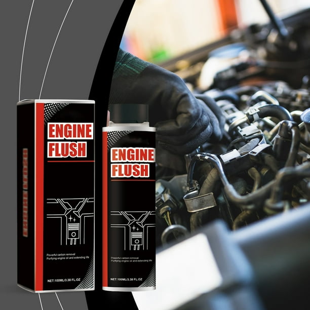 Agente de protección del motor para automóviles y motocicletas | Reducción de ruido | A prueba de óxido | Eliminador de lodos de carbono | Rendimiento mejorado | 100ml | Limpiador de motor versátil