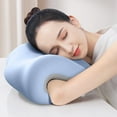 thumbnail image 6 of Iumwxz Foam Neck Pillow for Sleeping and Desk Resting Contoured Support for Head and Neck Portable Travel Pillow for Office Naps Home Use Reclining or Face Down Positions, 6 of 6