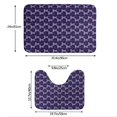 thumbnail image 3 of Yiaed Cell Tower Print Bathroom Mat Set 2 Pieces Mat Anti-Skid Pad Ultra Soft and Absorbent Bathroom Bath Mat Contour Bath Rugs for Toilet Base, 3 of 6