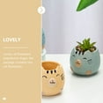 thumbnail image 2 of Shisuyan 2Pcs Decorative Plant Pots Household Flower Pots Multi-function Succulent Pots Flower Supply, 2 of 8