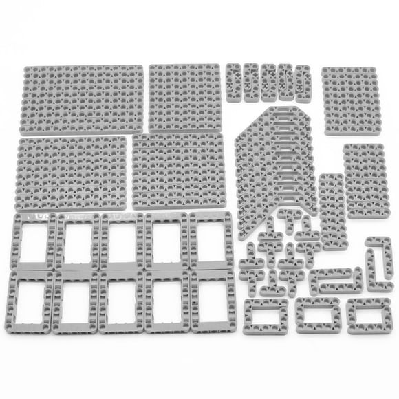 120 Pcs Pièces Techniques Bricolage 6 Couleurs Bras de Levage Briques de Construction Épaisses Blocs Ensemble d'Accessoires Bras Poutre Mécanique en Vrac Jouets Haute Technologie