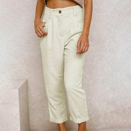 

Tawop Fashion Women Trousers Full Pants Casual Straight Solid Color Suit Pants Figs Maternity Scrub Pants Mother S Day Gift