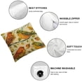 thumbnail image 4 of BANET Throw Pillow Covers Orange Bless His Cushion Pillow Case Home Decor Pillowcase 12x12in, 4 of 5