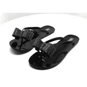 inc madena bow jelly sandals