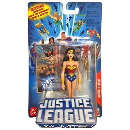 Justice League Unlimited Wonder Woman Action Figure [Blue Card, Gold Lasso]