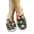 thumbnail image 3 of Halloween Print Slip On Canvas Shoes For Women Round Toe Flat Low Top Holiday Casual Daily Loafers Red 40, 3 of 8