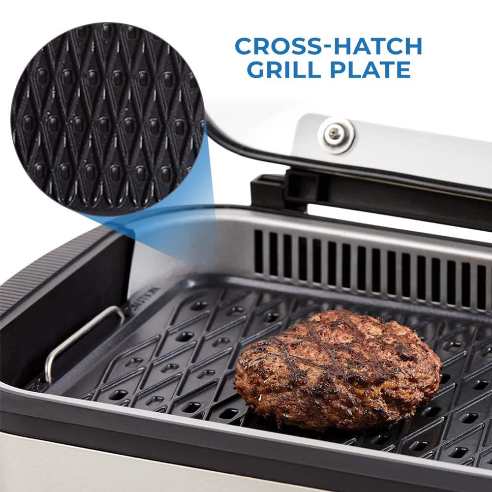 Fingerhut - PowerXL Smokeless Grill Elite Indoor Grill